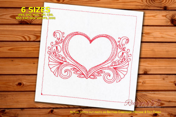 Abstract Heart Pattern Review for Etsy Sellers