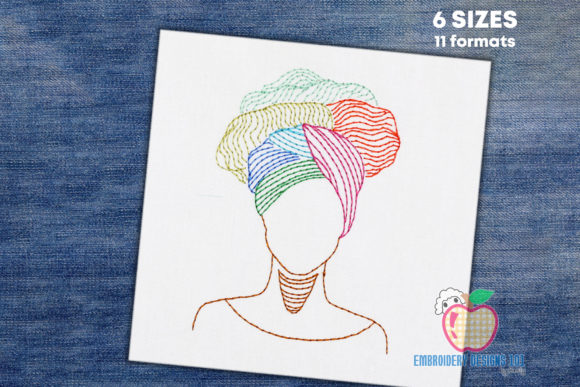 Black Girl Portrait: A Festive Embroidery Review