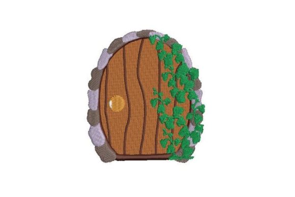 Fairy Door: A Magical Embroidery Design for Handmade Gifts