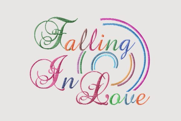Falling in Love Rainbow Color Lettering Review
