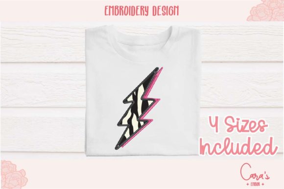 Lightning Bolt Embroidery Review: A Fierce Design for Custom Apparel