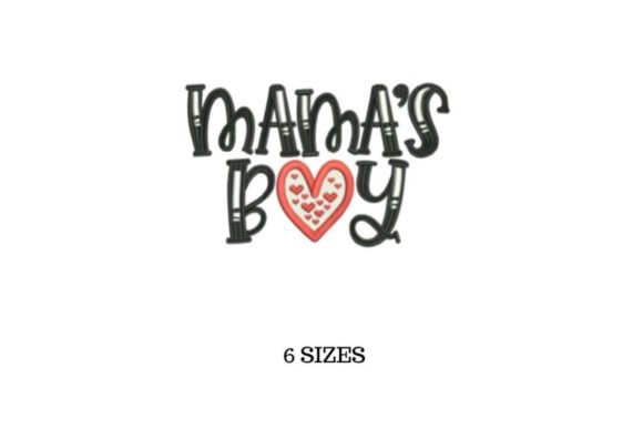 Mama s Boy: A Sweet Embroidery Design for Etsy Sellers