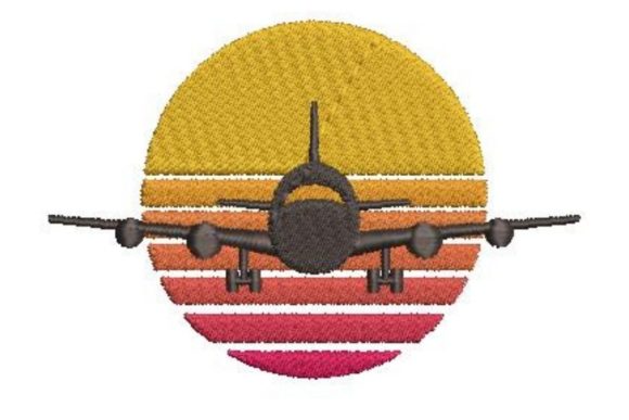 Retro Plane Silhouette with Sunset: A Seller's Review
