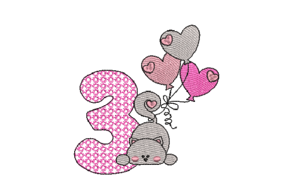 Review: Number 3 Cat Sketch for Real Embroidery Projects