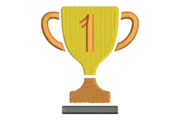 Trophy Cup: A Winning Embroidery Design for Gifts